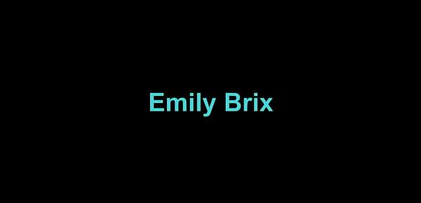  Emily Brix swallows a load